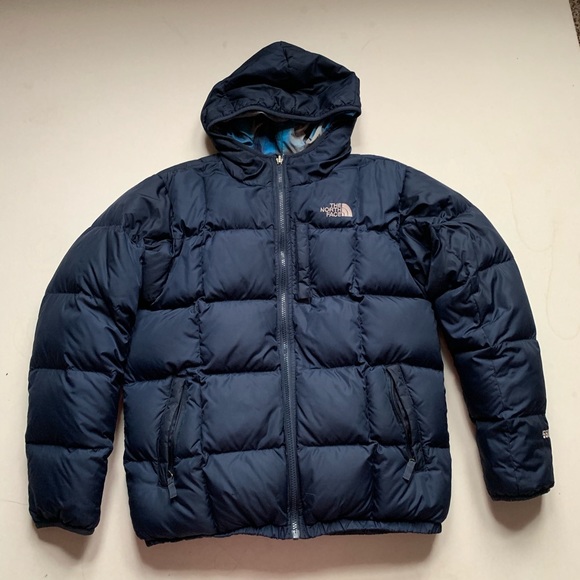 The North Face Jackets & Blazers - The North Face | Navy 550 Puffer Reversible Jacket